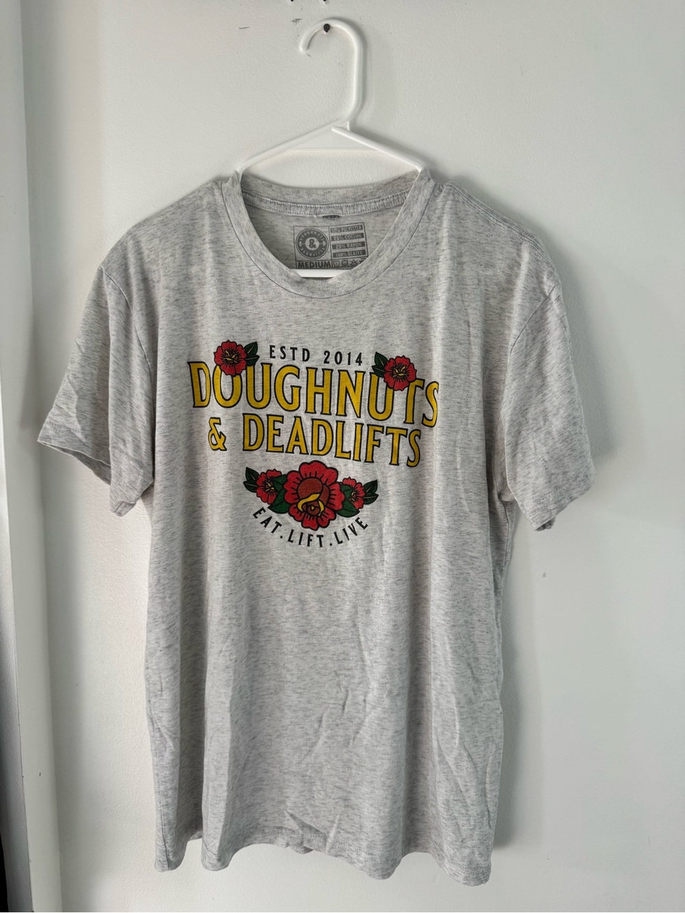 Doughnuts and deadlifts tee